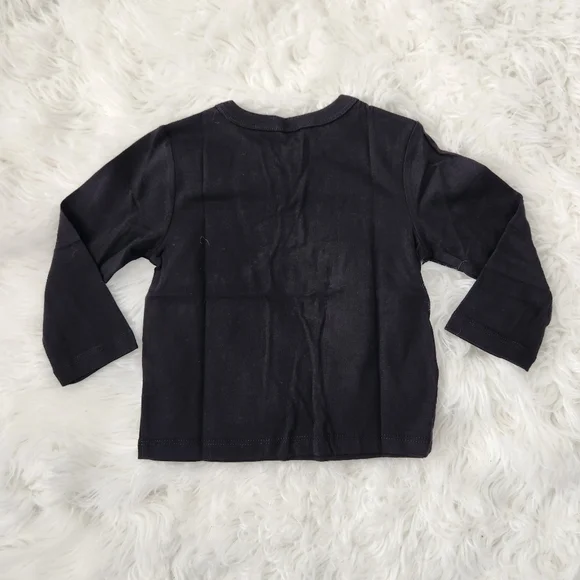 The Children’s Place Glow in the Dark All The Ghouls Love Me Graphic Tee - Black - Picture 2 of 5